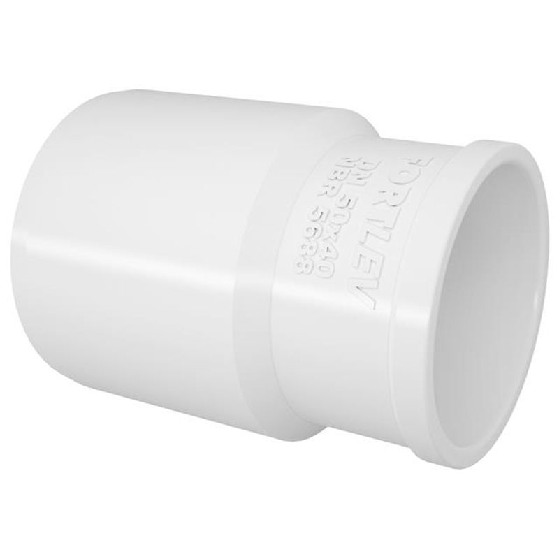 Bucha-de-Reducao-Longa-Esgoto-Serie-Normal-PVC-DN-50-x-40-Fortlev