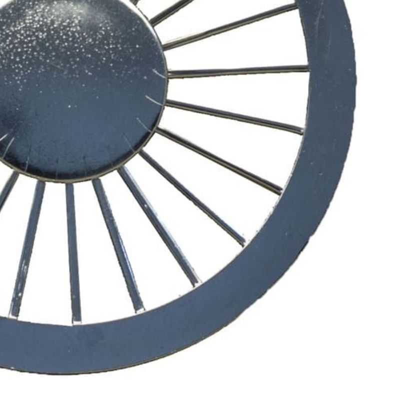 Grelha-Redonda-PVC-Cromada-10cm-DN100-Luconi