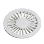 Grelha-Redonda-PVC-Branca-10cm-DN100-Luconi
