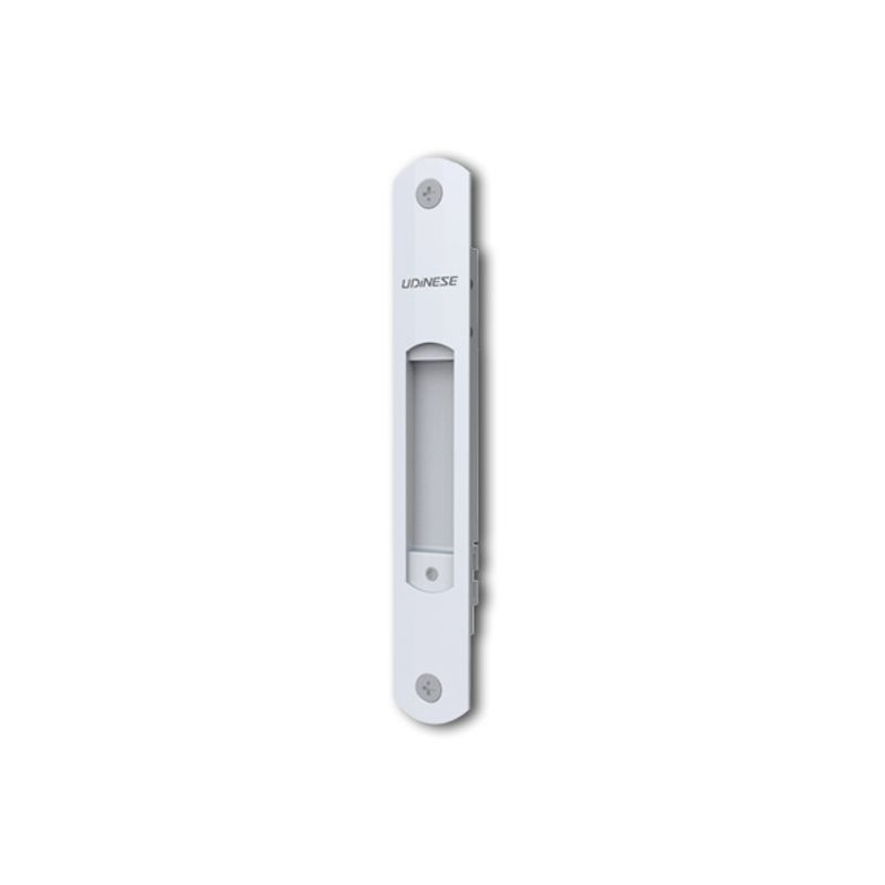 Fecho-Concha-com-Trava-para-Janela-160mm-Aluminio-Branco