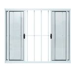 Janela-de-Correr-4-Folhas-com-Grade-Aluminio-Branco-120x200cm