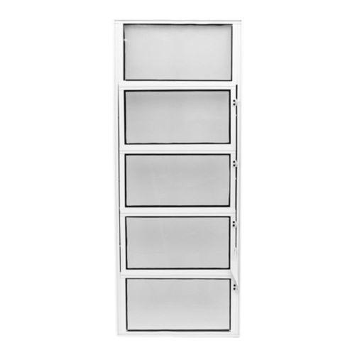 Janela Basculante Vidro Boreal Alumínio Branco 100x40cm