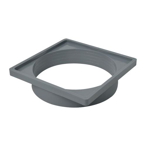 Porta Grelha Quadrado para Grelha Quadrada PVC Cinza DN150 Amanco