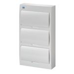 Quadro-PVC-Disjuntor-Sobrepor-sem-Barramento-para-36-Disj-Branco
