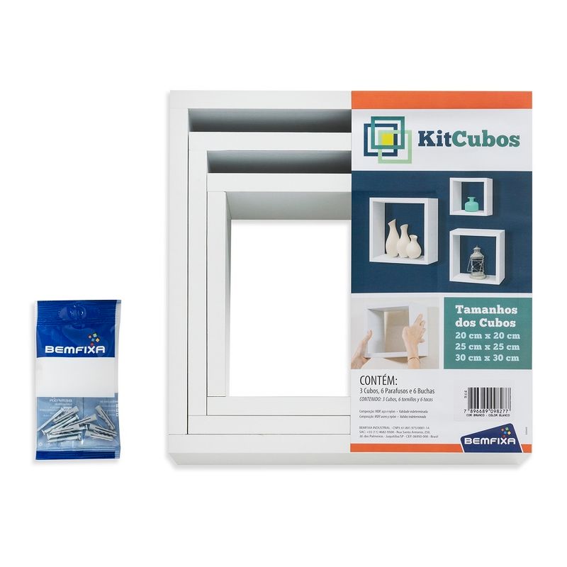 Kit-Nicho-MDP-Branco-29x29x15cm