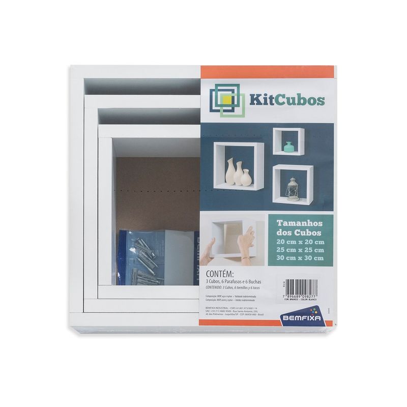 Kit-Nicho-MDP-Branco-29x29x15cm