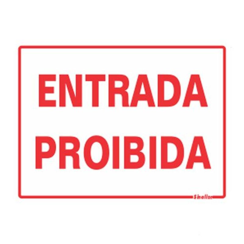 Placa-Entrada-Proibida-15x20cm-em-Poliestireno