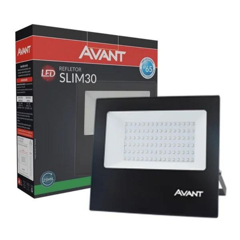 Refletor-de-LED-Slim-30W-IP66-Luz-Verde