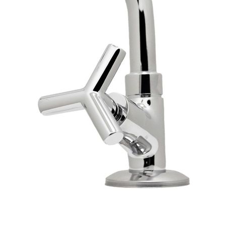 Torneira para Cozinha Mesa 1/4V Bica Média Cromado Fit 1169 C55