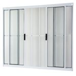 Janela-de-Correr-4-Folhas-com-Grade-Aluminio-Branco-100x200cm