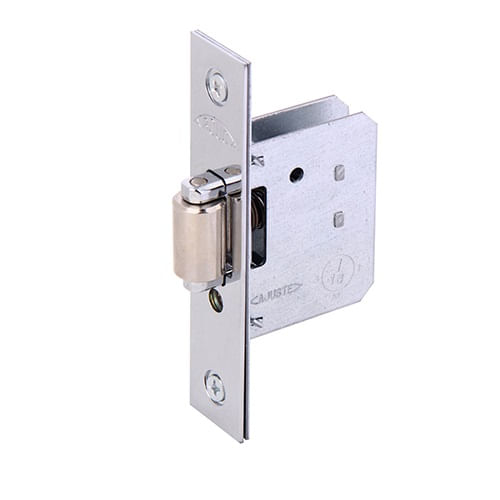 Fechadura Mini com Rolete Blister 4005TR 40mm Inox Polido