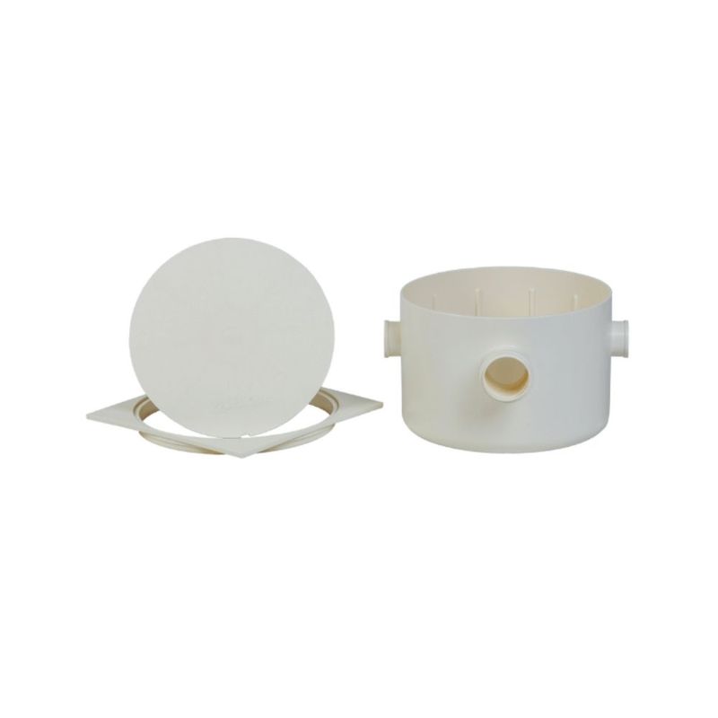 Caixa-Sifonada-com-Tampa-Cega-Quadrada-Branca-250-x-172-x-50mm-Krona