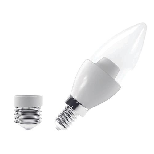Lâmpada de LED Vela Transparente 6W E14/E27 400 Lúmens Luz Amarela
