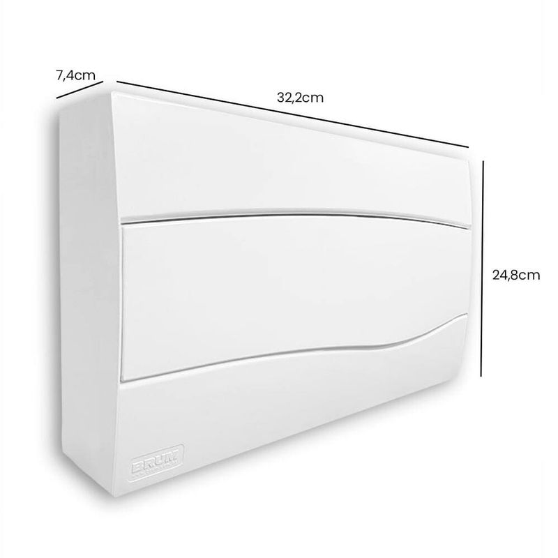 Quadro-PVC-Disjuntor-Sobrepor-sem-Barramento-para-12-Disj-Branco