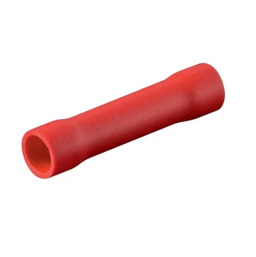 Luva de Emenda 0,50-1,50mm² Vermelho Eletrokit 20 Peças
