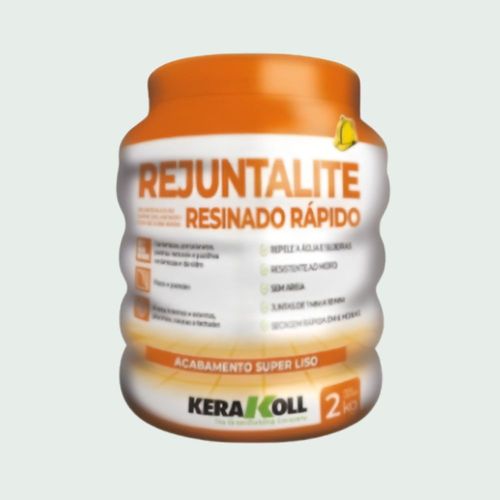 Rejunte Rejuntalite Resinado Seca Rápido Menta 2kg Kerakoll
