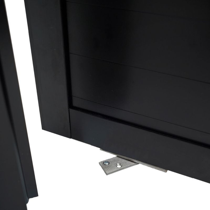Porta-Lambril-Aluminio-Preto-com-Puxador-Direito-210x100cm