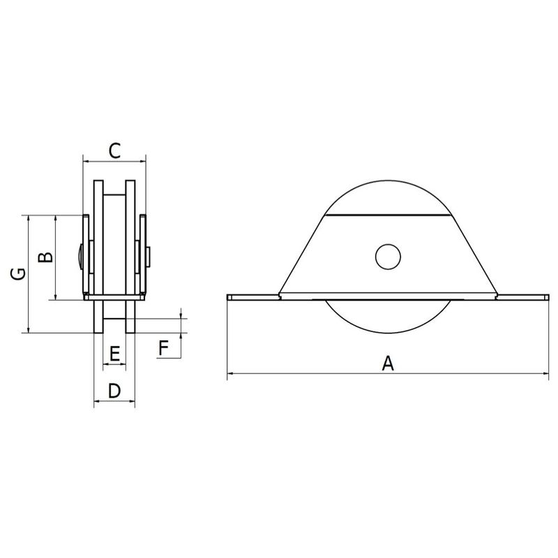 Roldana-Nylon-75mm-Canal-U-com-Suporte-Aberto-em-Aluminio-2-pecas
