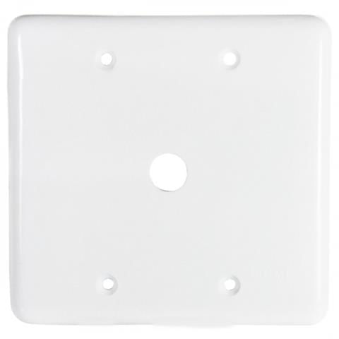 Placa Saída de Fio 4x4 Branca Stylus