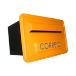 Caixa-de-Correio-Sigma-26x16x16cm-Plastico-Amarelo