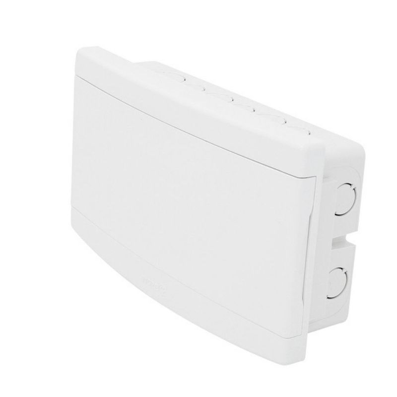 Quadro-PVC-Disjuntor-Embutir-sem-Barramento-para-12-Disj-Slim-Branco