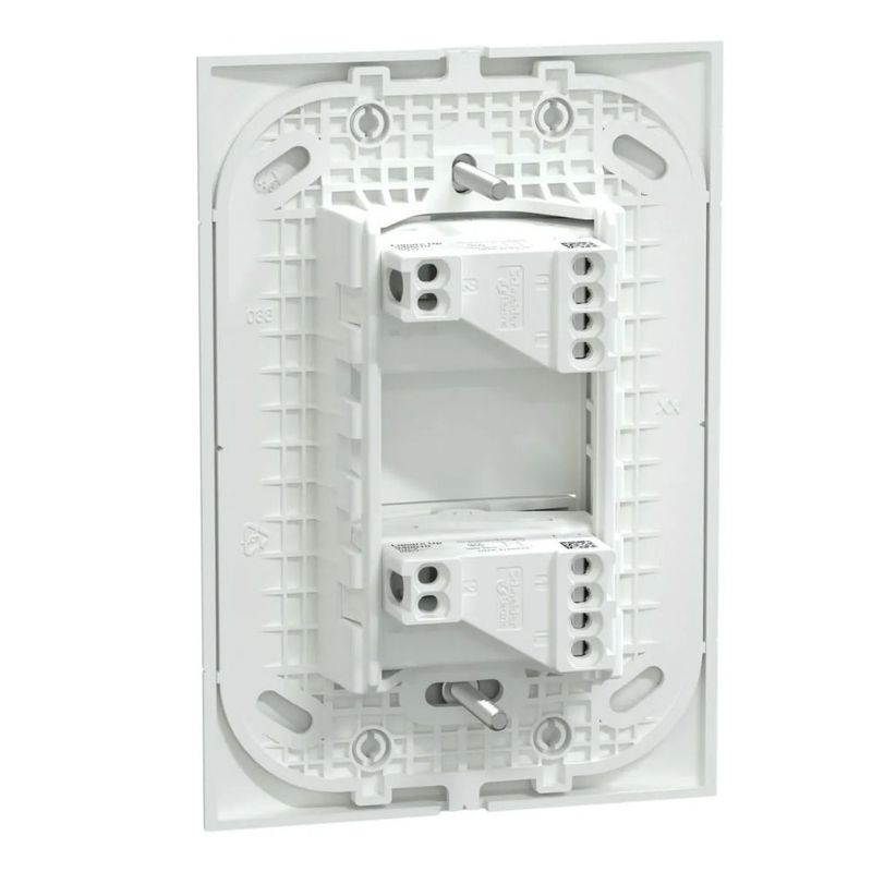 Conjunto-2-Interruptores-Simples-10A-250V-4x2-Branco-Fosco-Lunare-Up