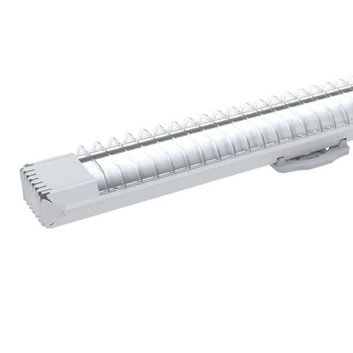 Luminária Calha Lumifácil Sobrepor Aço Branco 2 Lâmpadas T8 G13 1,20m