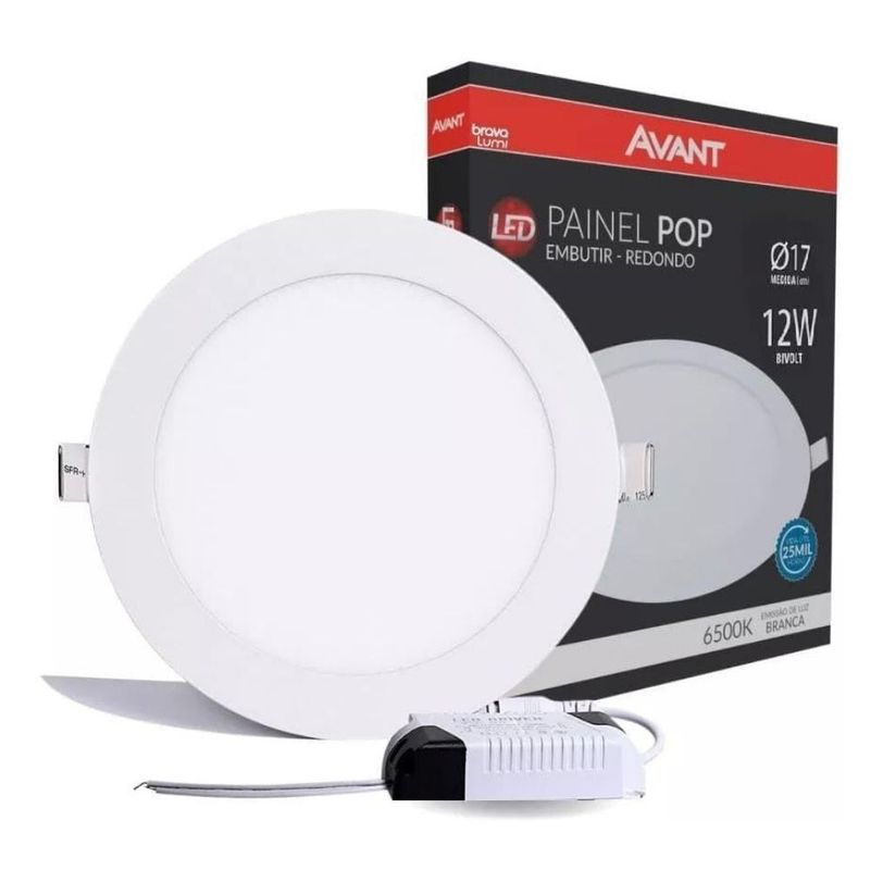 Painel-de-LED-Pop-Embutir-12W-17cm-720-Lumens-Luz-Branca