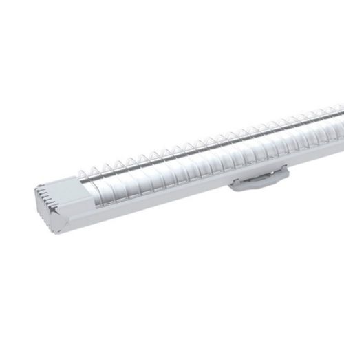 Luminária Calha Lumifácil Sobrepor Aço Branco 2 Lâmpadas T8 G13 60cm