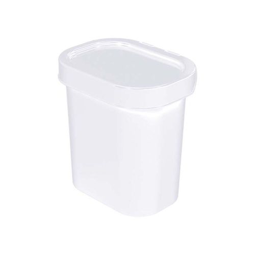 Lixeira Compacta B3 2,5L Branca com Tampa Plasútil