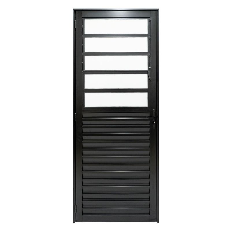 Porta-Basculante-Vidro-Boreal-Aluminio-Preto-Esquerdo-210x80cm