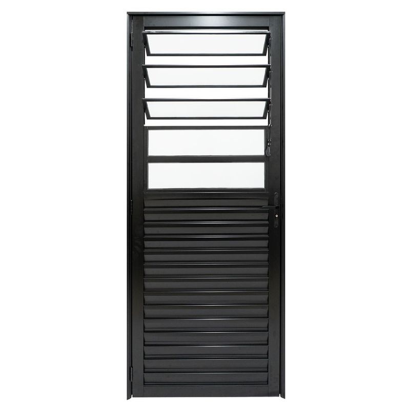 Porta-Basculante-Vidro-Boreal-Aluminio-Preto-Esquerdo-210x80cm