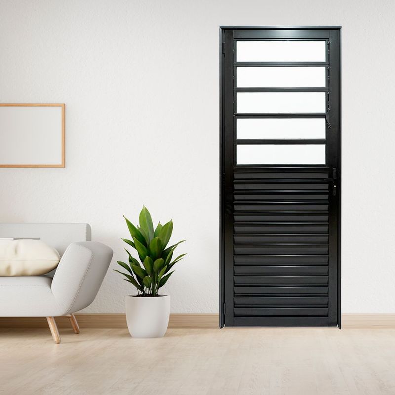 Porta-Basculante-Vidro-Boreal-Aluminio-Preto-Esquerdo-210x80cm