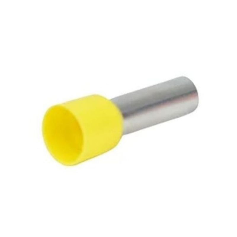 Terminal-Isolado-Tubular-Simples-25mm²-Amarelo-Eletrokit-20-Pecas