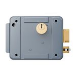 Fechadura-Interna-Eletrica-de-Sobrepor-FX1500-12v-Cinza