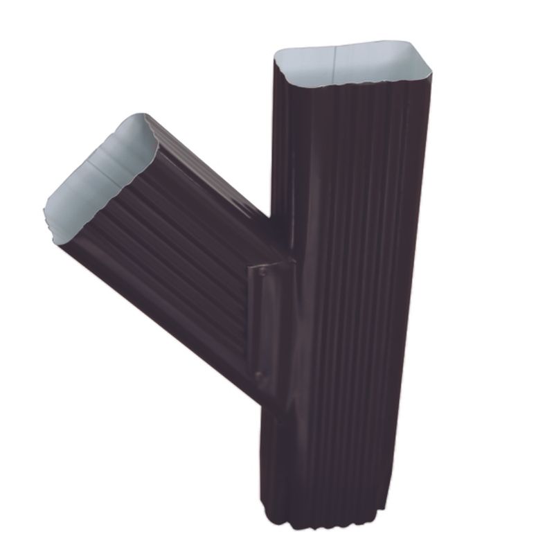 Tubo-Descida-em-Y-Aluminio-Marrom-30-cm-BellaCalha