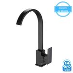 Monocomando-para-Cozinha-Mesa-Bica-Alta-Preto-Luxo-Curva-36cm