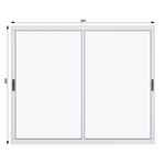Janela-de-Correr-2-Folhas-sem-Grade-Aluminio-Branco-100x120cm