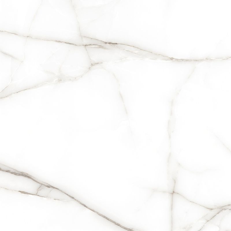 Piso Thassos Gris Acetinado Retificado Branco 75x75cm 2,84m2