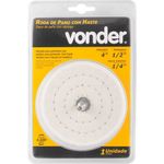 Roda-de-Pano-com-Haste-para-Polimento-4--100mm-Vonder