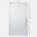 Porta-Lambril-Aluminio-Branco-com-Puxador-Direito-210x100cm