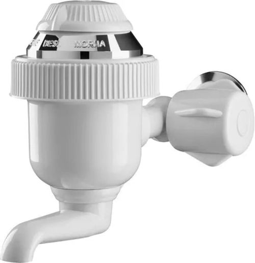 Torneira Elétrica Bica Baixa de Parede Branca 127V 4400W Sintex
