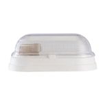 Tartaruga-em-Polipropileno-Branca-sem-Grade-IP54-para-1-Lampada-E27