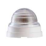Tartaruga-em-Polipropileno-Branca-sem-Grade-IP54-para-1-Lampada-E27