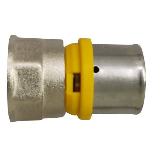 Conector Fêmea para Gás 20mmx1/2" Prensar Multi Emmeti