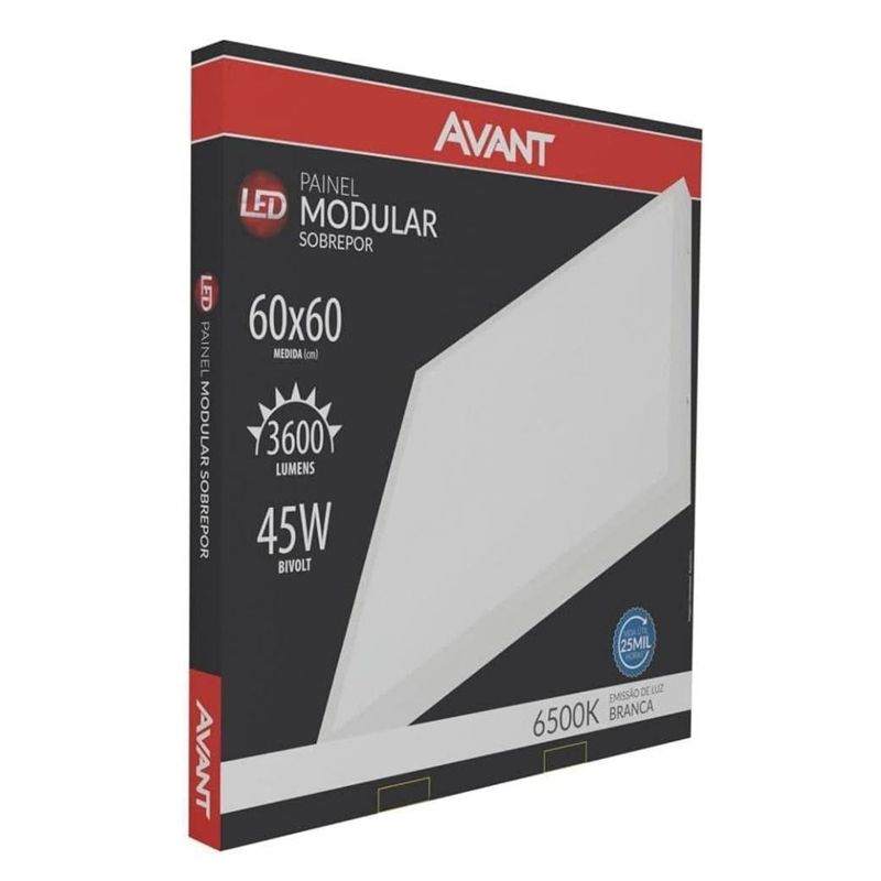 Painel-de-LED-Sobrepor-Modular-45W-60x60cm-3600-Lumens-Luz-Branca