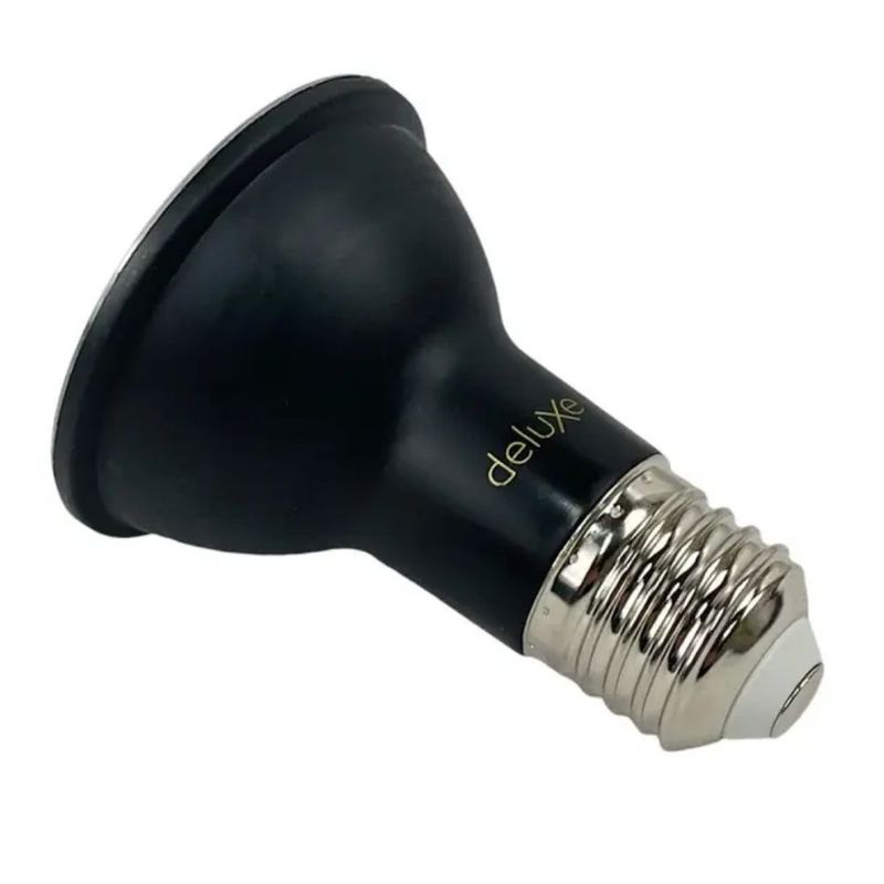 Lampada-de-LED-PAR20-Preta-7W-IP65-E27-500-Lumens-Luz-Amarela