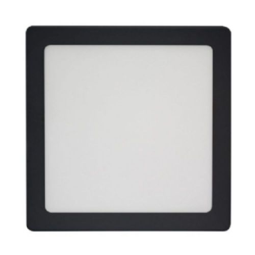 Painel de LED Sobrepor Quadrado Preto 36W 40x40cm Luz Branca