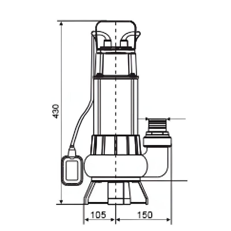 Bomba-Submersivel-Esgoto-RW1300-com-Triturador-Monofasica-220V-Rowa
