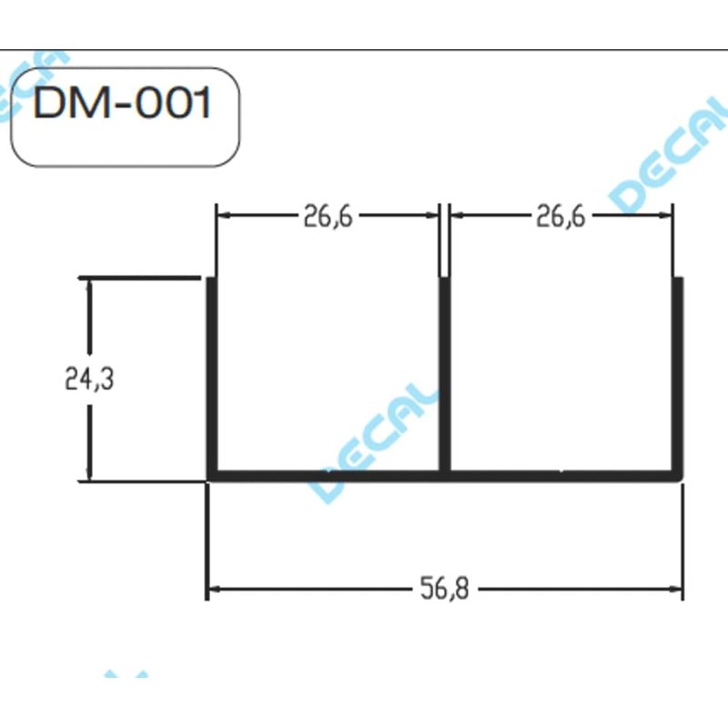 Trilho-Duplo-Superior-3m-Ate-20Kg-Aluminio-Fosco